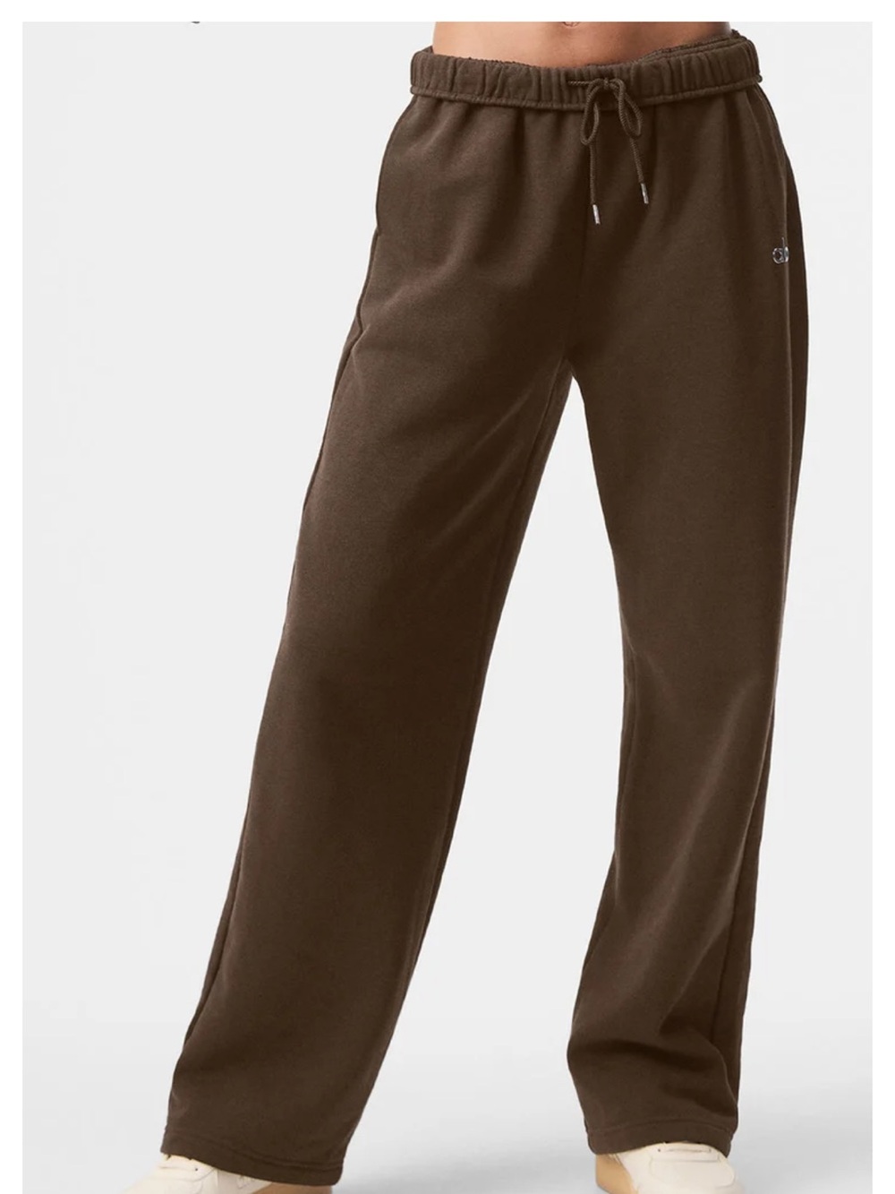 ALO Yoga Women's Straight Leg Sweatpants in Brown